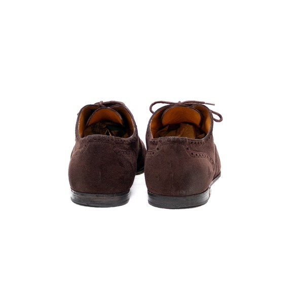Gucci Men\'s Brown Suede Wingtip Oxford Brogue‎  Shoes – Size 42 E/US 9 main image 9